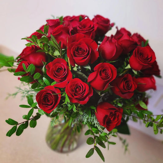Two Dozen Red Roses